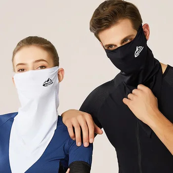 Muži Ice Hedvábí Opalovací krém Trojúhelník Šátek pro Ženy na Koni Ice-Zdarma Bezkolejové Maska Multifunkční Venkovní Sportovní Magic Šátek