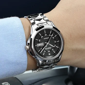 Muži Mechanické Hodinky, Automatické Hodinky Muži Luxusní Business Casual Japonsko hnutí hodinky pro Muže relogio masculino JSDUN