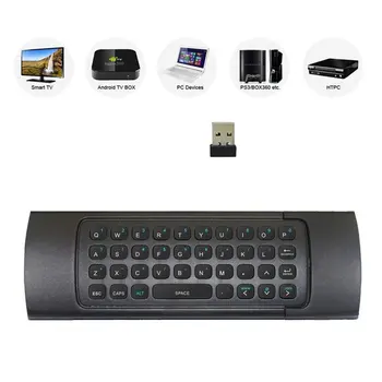 MX3 2.4 G Bezdrátová Klávesnice Controller Dálkové Ovládání Air Mouse pro Android Smart 7.1 TV Box Double-sided klávesnice