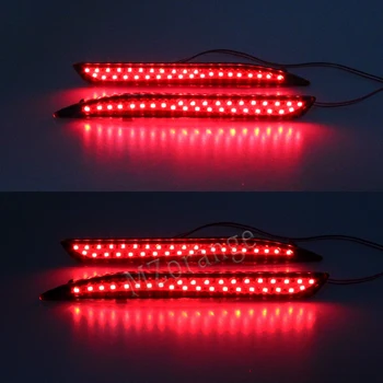MZORANGE 1 Pár LED zadní Zadní Nárazník Reflektor Světlo lampa pro Honda Accord 9.-2016 Běží Couvací Parkovací Výstražné Světlo