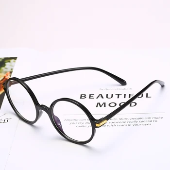 Módní Brýle, Ženy, Muži Brýle rám Vintage Kulaté Jasné Objektiv Brýle Růžová Modrá Šedá Čtení Sklo