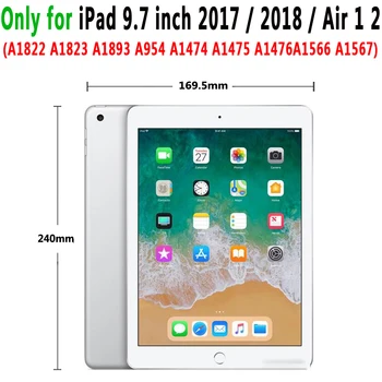 Módní Květinové Pouzdro pro Nový Apple iPad o 9,7 2017 2018 A1822 A1893 Malované Flip Magnet Spánku Probudit Kryt pro iPad Air 1 2 5 6 iPad