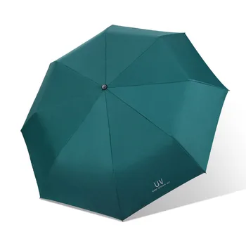 Módní tři skládací deštník, déšť dámy dárky pánské mini kapesní slunečníky holky UV ochrana vodotěsný přenosný cestovní umbre