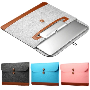 Módní Vlna Cítil Tkaniny Laptop Sleeve Bag ochranné pouzdro 11 12 13 14 15 15,6 palcový návlek PC Tablet pro Samsung, Dell, HP