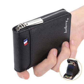 Módní Zip pánská Peněženka Malé Krátké Držitel Kreditní Karty Pro muže Vintage Mini Kabelku S Mince Kapsa Multifunkční Peněženka