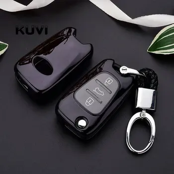 Měkké Tpu Auto Klíč Kryt Pro KIA Rio 3 Picanto Ceed Cerato Sportage K2 K3 K5 Duše Pro Hyundai klíčenka Pro Auto Remote Key Fob