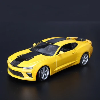 Měřítko 1:18 Chevrolet camaro SS Sportovní 2016 Auto kovové Diecast sběratelskou Slitiny modely, auta, hračky, děti, žlutá Červená černá modrá bílá