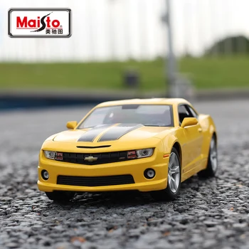 Měřítko 1:18 Chevrolet camaro SS Sportovní 2016 Auto kovové Diecast sběratelskou Slitiny modely, auta, hračky, děti, žlutá Červená černá modrá bílá