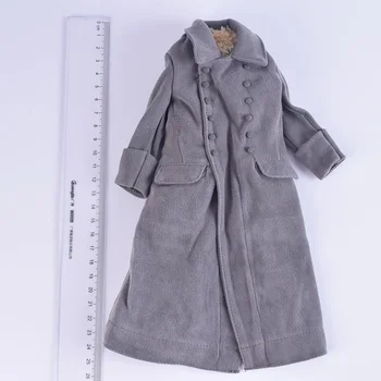 Měřítku 1/6 doplňky pánské Oděvy Vojenské Dragon DML druhé světové VÁLKY německý Kabát Zimní Kabáty Pro 12