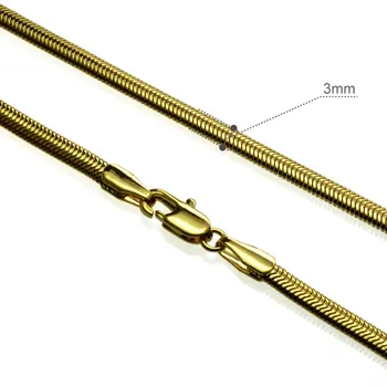 N289-Módní Šperky Dámské dívky T Žluté zlato Vakuové pokovování Řetěz Náhrdelník 17,7 cm