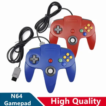 N64 Klasický Gamepad Herní Ovladač Joystick, Gamepad Dlouhé Pevné Pro Klasické Nintendo 64 Konzole, Hry Pro Nintendo Gamepad