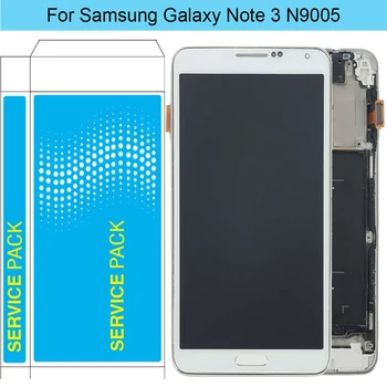 N9005 LCD Pro Samsung Galaxy Poznámka 3 N900 N9005 N900A N900V Rámu LCD Displej Dotykový Displej Digitizer Shromáždění