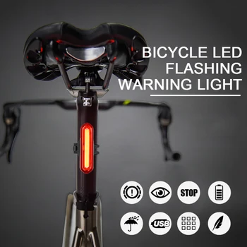 Na koni zadní světlo Bike Světlo MTB 650mAH-USB Nabíjení Vodotěsný zadní Světlo Sky Wolf Star jízdních Kol Varování zadní Světlo led 4 Barvy