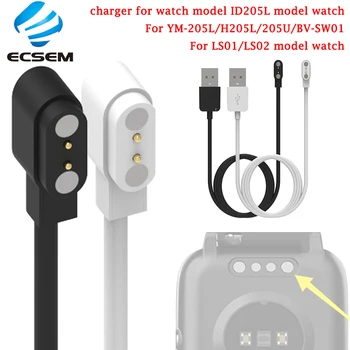 Nabíjecí kabel dock pro ID205L/YM-205L/H205L/205L/205U/BV-SW01/LS02/LS01 model hodinky napájení Magnetická nabíječka adaptér drát
