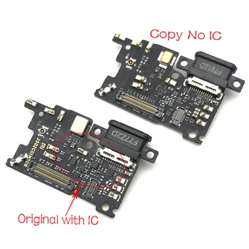 Nabíjecí Port USB Nabíječka Desky Flex Kabel Pro Xiaomi Mi 6 Mi6 Dock Konektor Flex Kabel S Mikrofonem