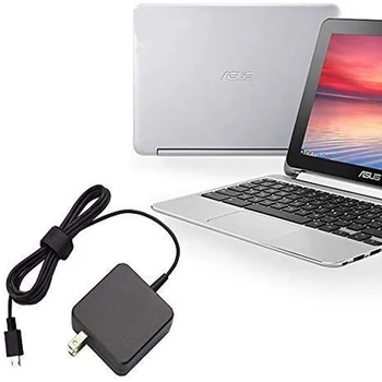 Nabíječka Kompatibilní s Asus C201 C201P C201PA Výklopný Dotykový displej Laptop Přenosný Napájecí Adaptér Kabel