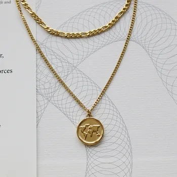 Nadčasový Divu, Titan Vrstvené Mapa Světa Řetězy Náhrdelník Ženy Z Nerezové Oceli Šperky Gothic Boho Designer In Top Vzácné 6443