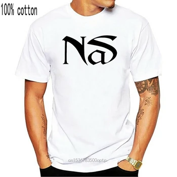 Nas Logo T Shirt Classic Hip Hop Tričko Rap T-Shirt New York, Vintage Styl Illmatic