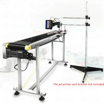 Nastavitelná rychlost Automatický pásový Dopravník pro inkoustové tiskárny laserové gravírování stroje pro kódování, LOGO 110-240V AC