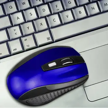Nastavitelné DPI Myši 2.4 GHz Bezdrátová Myš, 6 Tlačítek, Optická Herní Myš Gamer Bezdrátové Myši s USB Přijímačem pro PC Počítač