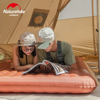 Naturehike Nafukovací Camping Mat 16CM Zahustit TPU 1-2 Osoby Travel Air Bed Ultralehký Vodotěsný Přenosný Nafukovací Stan Pad