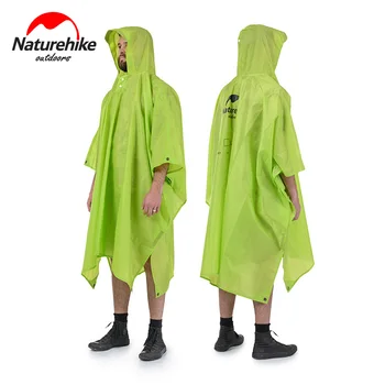 Naturehike Ultralight 15D Nylon Rain Jacket pěší Turistika, Cyklistika Pláštěnka Venkovní Camping Mini Plachta Multifunkční Sluneční Přístřešek Tarp