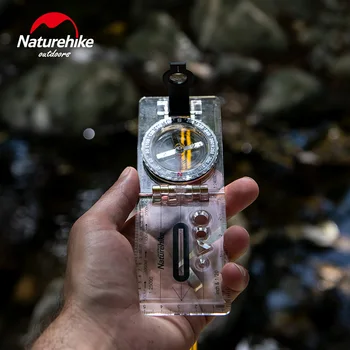 Naturehike Venkovní Sportovní Skládací Kompas Liquid Náplň Dial Transparentní Vysoce Přesných Map, Umístění, Kompas