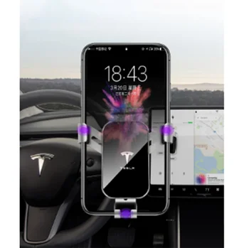 Navigace do auta Mobilní Telefon Držák Držák Podporu Auto Telefon Držák Palubní desky Speciální Mobilní Telefon pro Tesla Model 3 2017-2019