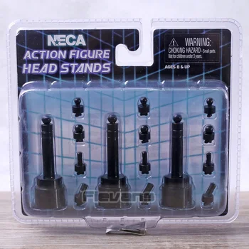 NECA Akční Obrázek Hlavy Stojany Černé 3 Pack Další Postavy Brinquedos Figurals Doplňky Kolekce Model Dárek
