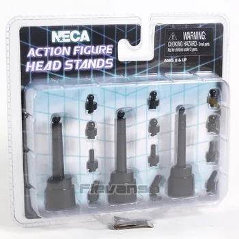 NECA Akční Obrázek Hlavy Stojany Černé 3 Pack Další Postavy Brinquedos Figurals Doplňky Kolekce Model Dárek