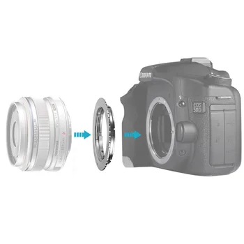 Neewer Objektiv Mount Adaptér pro Olympus OM Zuiko Objektiv na Canon EOS EF Jako je Canon EOS 1D/1DS Mark II-IV, 5D Mark II, 7D a 40D 50D 60D 70D