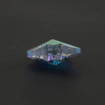 Nejlepší kvalita 14mm 28pcs rovnou díru kouzlo crystal vločka korálky sklo vločka přívěsek kamínky Náušnice pro výrobu DIY