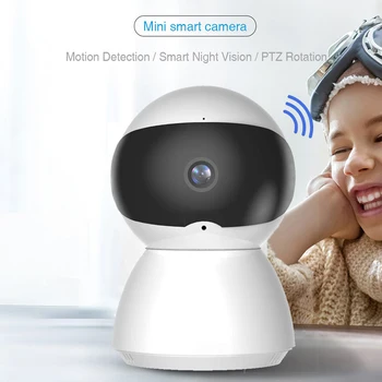 Nejnovější HD 1080P IP Kamera WiFi Bezdrátové Noční Vidění Automatické Sledování Domácí Bezpečnostní Dohled Baby Monitor CCTV Sítě Cam Mini