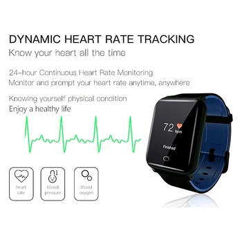 Nennbo AI-JEDEN Smartwatch Frivolní sport, Muž, Fitness Vodotěsné Monitorování Srdeční Frekvence, Spánek, Chytrý náramek Pro Android A IOS