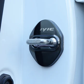 Nerezová ocel pro Honda CIVIC 2016 2017 2018 2019 2020 Auto Příslušenství, dveřní zámek spony chránič kryt obložení nálepka styling