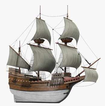 NIDALE Model v Měřítku 1/96 Klasický dřevěný model lodi kit Může květina 1620 dřevěné plachetnice MODEL SC