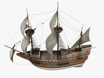 NIDALE Model v Měřítku 1/96 Klasický dřevěný model lodi kit Může květina 1620 dřevěné plachetnice MODEL SC