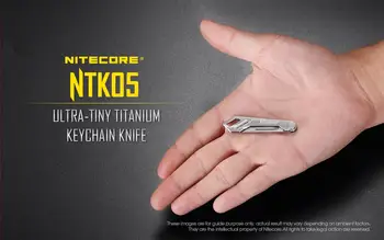 NITECORE NTK05 Mini Titan Nůž Přenosné EDC Camping Klíčenka Nože Nástroj