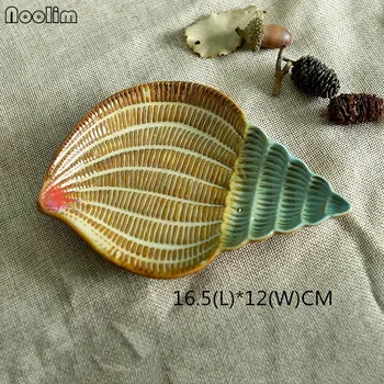 NOOLIM Kreativní Středomořské Módní Keramické Ovoce Deska Malé Misky Mýdlo Box Hvězdice, Sea Shell Ulita Ozdoby