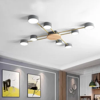 Nordic styl obývací pokoj LED stropní svítidlo ložnice lustr moderní minimalistické osvětlení žárovka nové stropní svítidlo