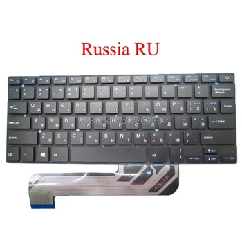 Notebook NÁM RU Keyboard Pro Prestigio Pro Smartbook 141 C3 PSB141C03 PSB141C03BFH_DG PSB141C03BGH_DG anglicky Rusku černé nové