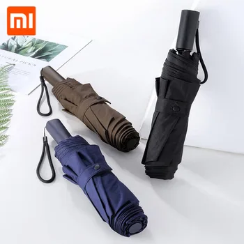 Nové 3 Barvy Xiaomi LSD Deštník, Vodu Odpuzující Úroveň 4 UV ochranu proti slunečnímu záření Je Silný a Odolný proti Větru Mijia Deštník