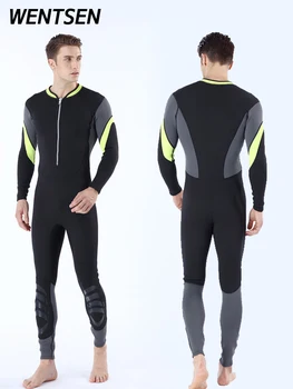 Nové 3mm neoprenový oblek pro muže, surf, potápění šaty, plavky hluboké potápění spearfishing vodotěsné Podvodní potápění rybaření zdarma