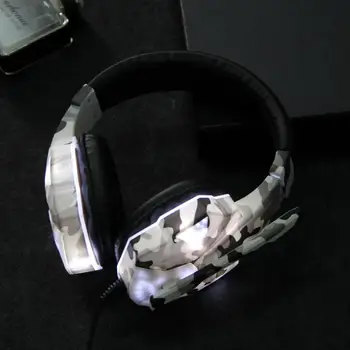 Nové Bezdrátové Kamufláž Gaming Headset Profesionální Hráč Stereo náhlavní Sluchátka Počítači Sluchátka Pro PS4 PS3 Xbox