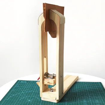 Nové DIY Kožené Řemeslné Nástroje Sada Dřevěných Brašnářské Ruční Šití Upínací Kůže Děrování Nástroje Úložný Box Carving Sedlo Groover