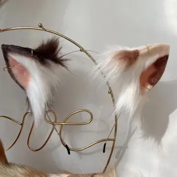 Nové DragonLi Cat Anime ie Ucho Zvíře Ocas, Vlk, Kočka Ucho Ucho Fox Ucho Čelenka Vlastní COSPLAY