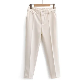 Nové dámské podzim zima plus velikost dlouhé tužka kalhoty pro ženy velké slim ležérní kapsy elastické černé kalhoty 3XL 4XL 5XL 6XL