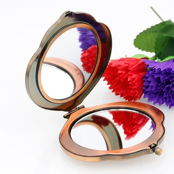 Nové Etnické Tělo Šperky Turecké Ženy Retro Crystal Květiny Kovový Přenosný Zrcadlo, Hřeben Nastavit Make-Up Zrcátko Vintage Kosmetické Zrcadlo