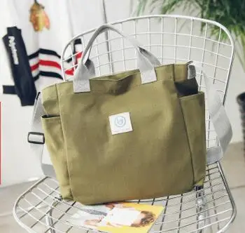 Nové Japonské nákupu hit barva ruky plátěnou tašku módní tkaniny šikmé cross taška