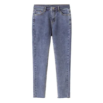 Nové Podzimní zimní Ležérní tlusté sametové skinny džíny ženy vintage slim vysokým pasem džíny plus velikost džínové kalhoty tužka kalhoty Mw938